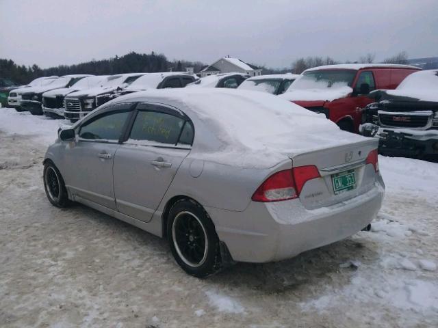 2HGFA1F61BH509362 - 2011 HONDA CIVIC LX-S Արծաթագույն լուսանկար 3