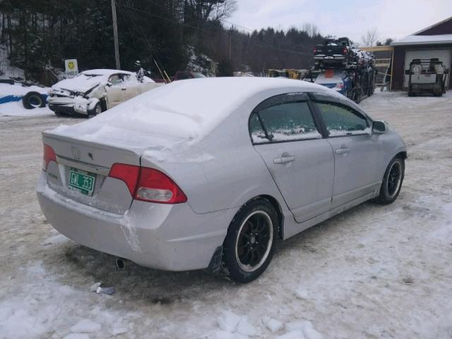 2HGFA1F61BH509362 - 2011 HONDA CIVIC LX-S SILVER photo 4