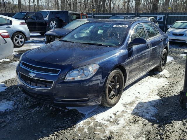 1G1ZC5EB3AF239765 - 2010 CHEVROLET MALIBU 1LT BLUE photo 2