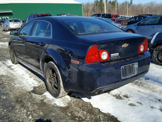 1G1ZC5EB3AF239765 - 2010 CHEVROLET MALIBU 1LT BLUE photo 3