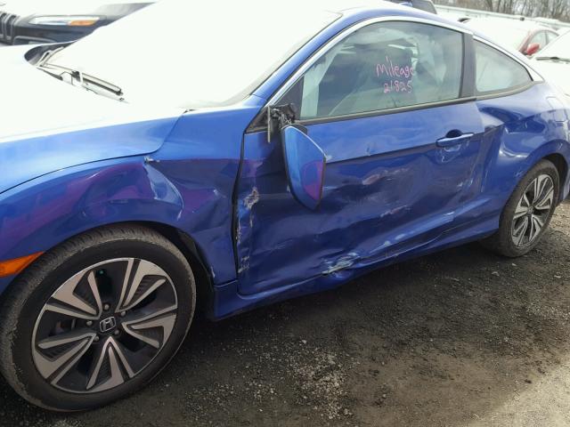 2HGFC3B71HH358486 - 2017 HONDA CIVIC EXL 蓝色 照片 9