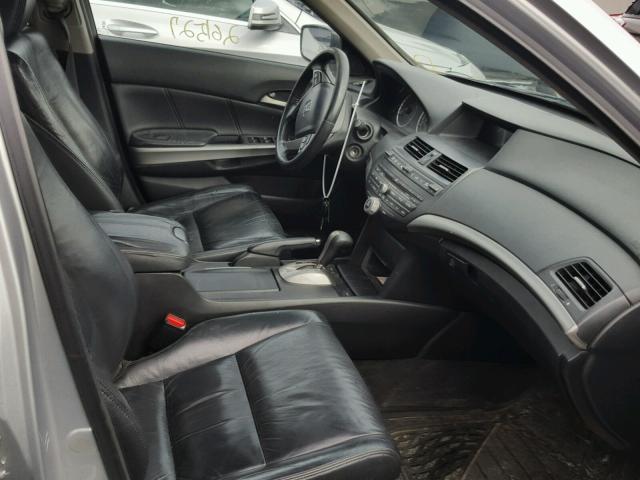 1HGCP36828A051577 - 2008 HONDA ACCORD EXL SILVER photo 5