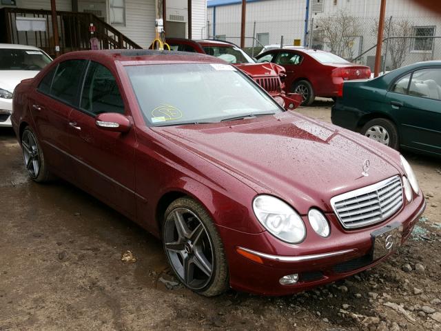 WDBUF83J04X123733 - 2004 MERCEDES-BENZ E 500 4MAT RED photo 1