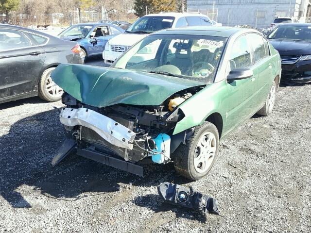 1G8AJ52F33Z108641 - 2003 SATURN ION LEVEL GREEN photo 2