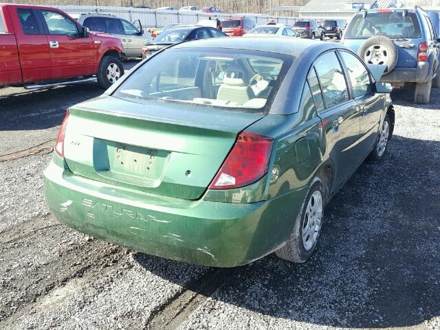 1G8AJ52F33Z108641 - 2003 SATURN ION LEVEL GREEN photo 4