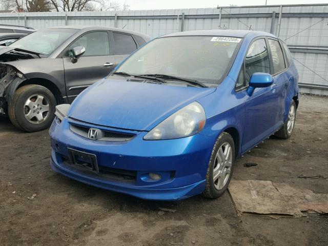 JHMGD38667S066384 - 2007 HONDA FIT S 蓝色 照片 2