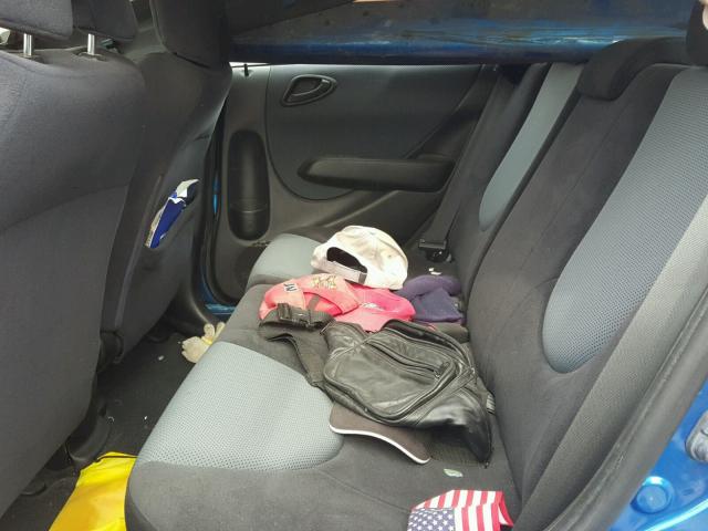 JHMGD38667S066384 - 2007 HONDA FIT S 蓝色 照片 6