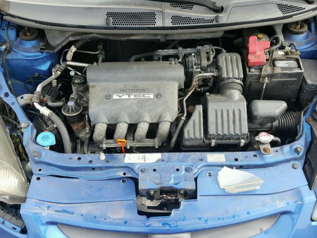 JHMGD38667S066384 - 2007 HONDA FIT S 蓝色 照片 7