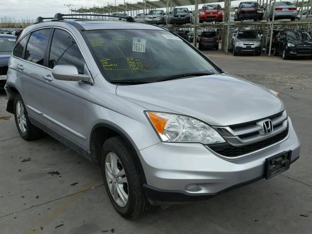 JHLRE4H70BC016057 - 2011 HONDA CR-V EXL SILVER photo 1