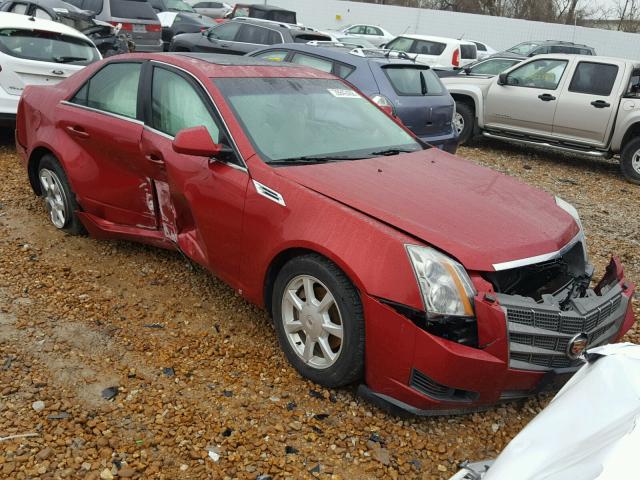 1G6DF577780140772 - 2008 CADILLAC CTS RED photo 1