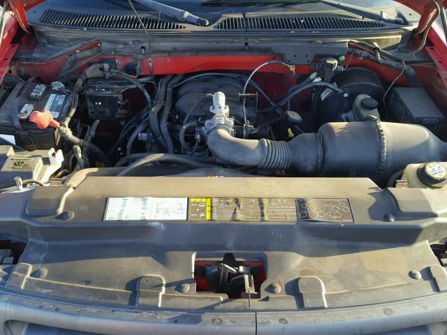 2FTRF17224CA11437 - 2004 FORD F-150 HERI RED photo 7