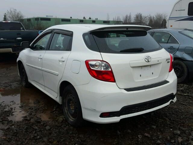 2T1ME4EE5BC006786 - 2011 TOYOTA MATRIX XRS WHITE photo 3