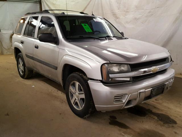 1GNDT13S852234630 - 2005 CHEVROLET TRAILBLAZE GRAY photo 1