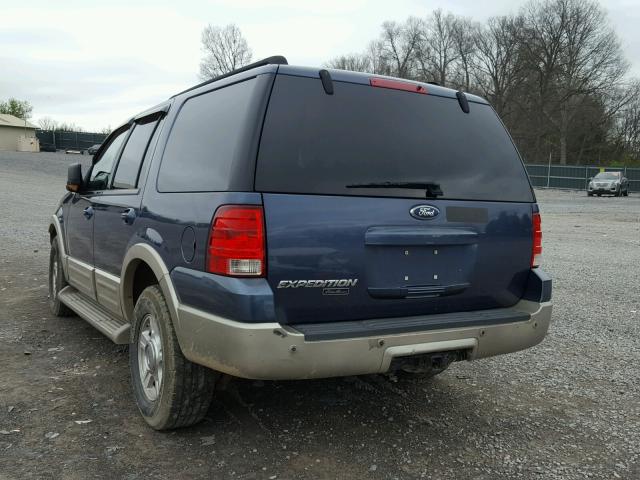 1FMFU18535LA43625 - 2005 FORD EXPEDITION BLUE photo 3