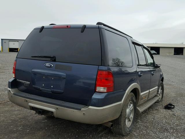 1FMFU18535LA43625 - 2005 FORD EXPEDITION BLUE photo 4