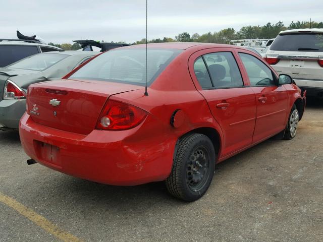 1G1AD5F54A7220056 - 2010 CHEVROLET COBALT 1LT RED photo 4