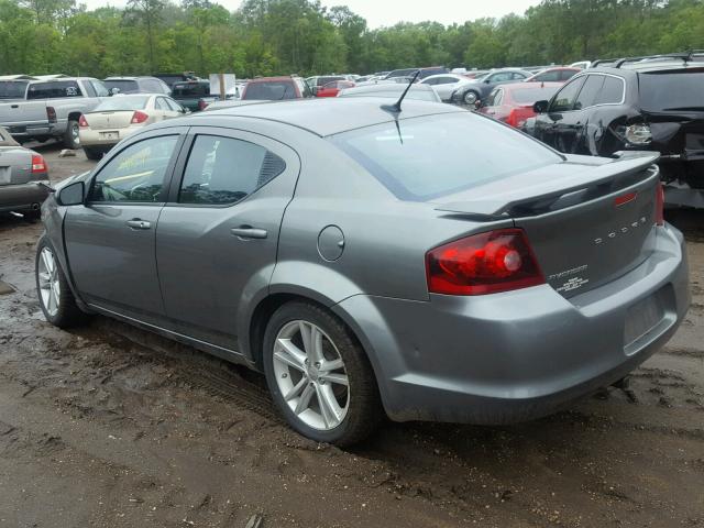 1C3CDZCB2DN552440 - 2013 DODGE AVENGER SX GRAY photo 3