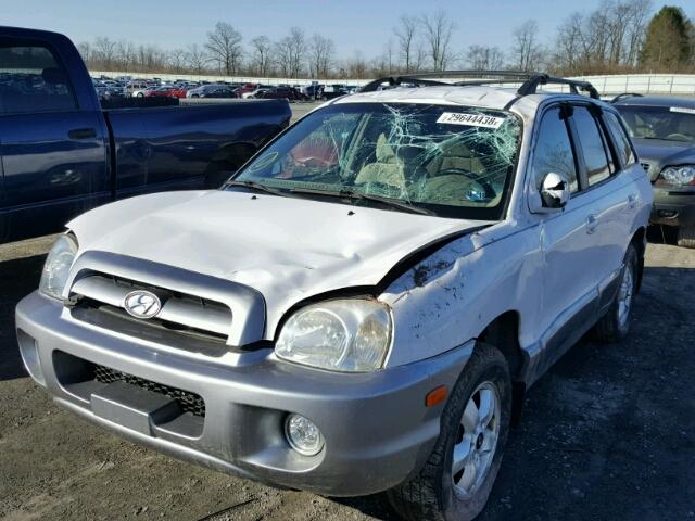 KM8SC73E56U076018 - 2006 HYUNDAI SANTA FE G WHITE photo 2