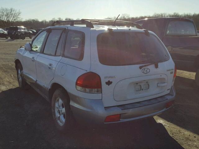 KM8SC73E56U076018 - 2006 HYUNDAI SANTA FE G WHITE photo 3