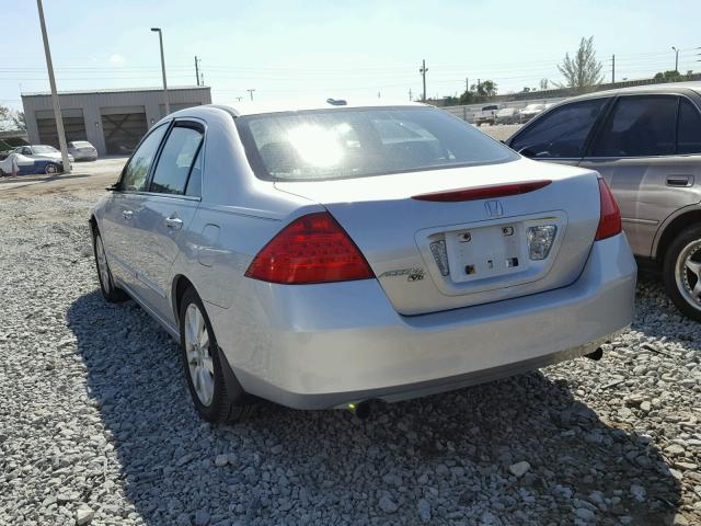 1HGCM66847A030769 - 2007 HONDA ACCORD EX GRAY photo 3