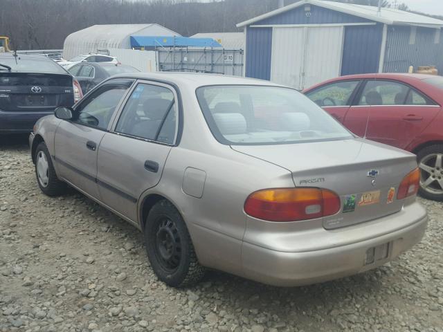 1Y1SK52821Z438076 - 2001 CHEVROLET GEO PRIZM TAN photo 3