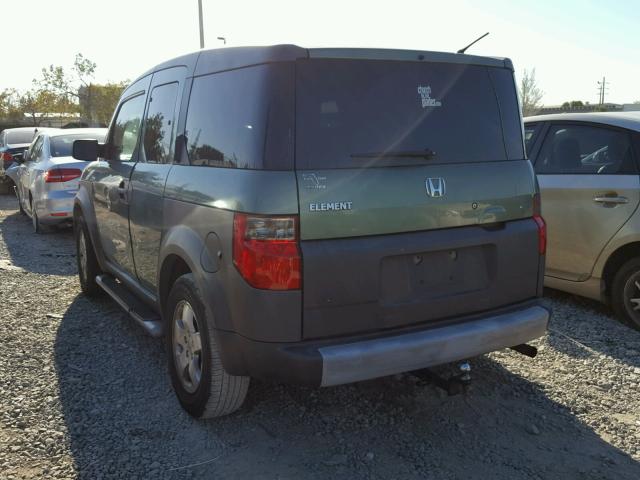 5J6YH18523L007479 - 2003 HONDA ELEMENT EX GREEN photo 3