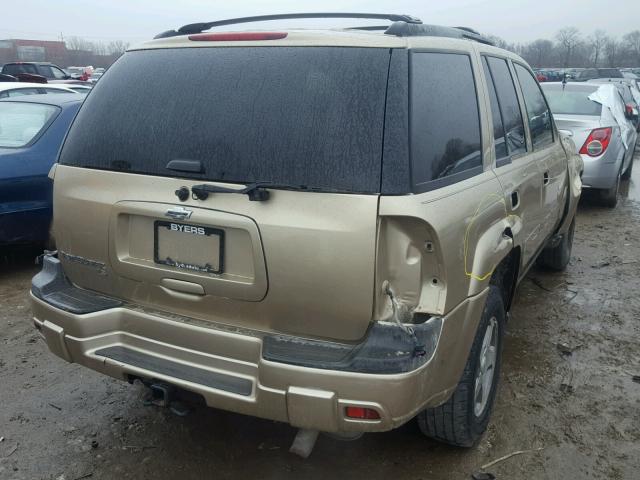 1GNDT13S662310007 - 2006 CHEVROLET TRAILBLAZE GOLD photo 4