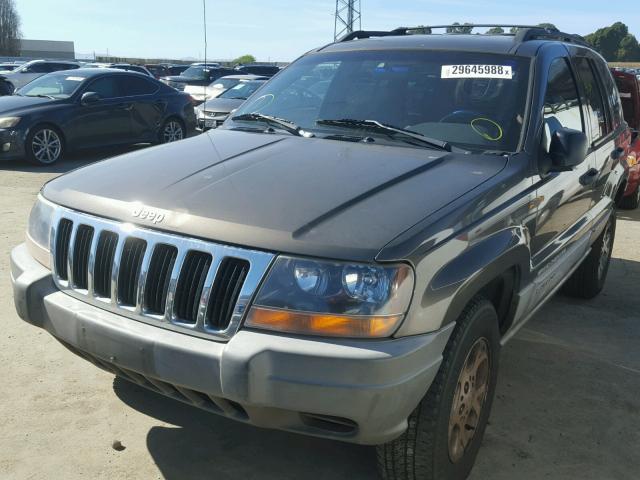 1J4G258S7XC797376 - 1999 JEEP GRAND CHER GRAY photo 2