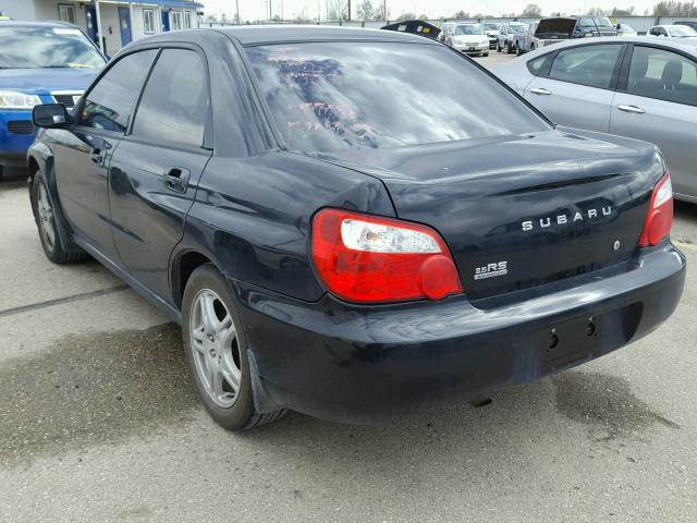 JF1GD67525H524451 - 2005 SUBARU IMPREZA RS BLACK photo 3