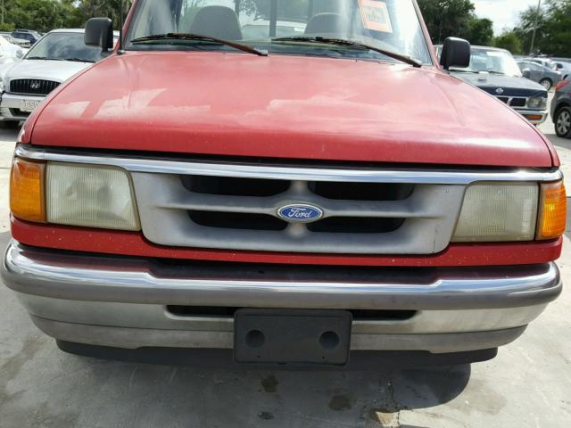 1FTCR10A6TPA96519 - 1996 FORD RANGER RED photo 9