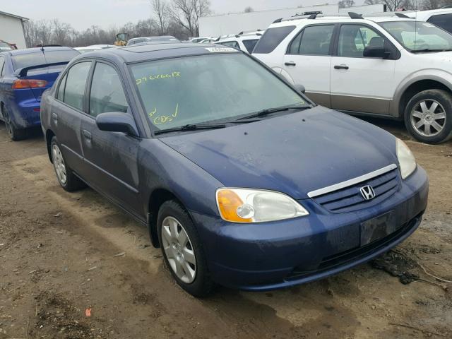 2HGES26721H548841 - 2001 HONDA CIVIC EX ლურჯი ფოტო 1