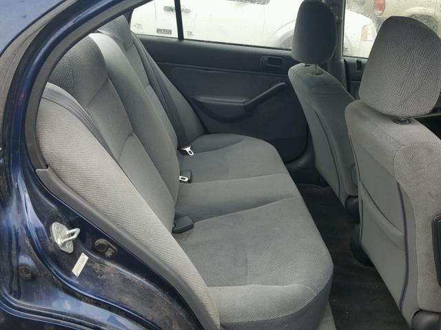 2HGES26721H548841 - 2001 HONDA CIVIC EX ლურჯი ფოტო 6