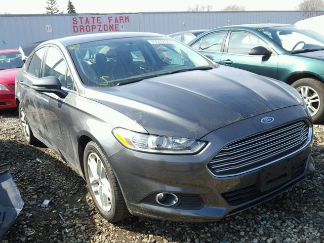 3FA6P0HD8GR185203 - 2016 FORD FUSION SE GRAY photo 1