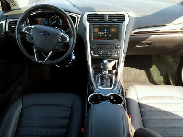 3FA6P0HD8GR185203 - 2016 FORD FUSION SE GRAY photo 9