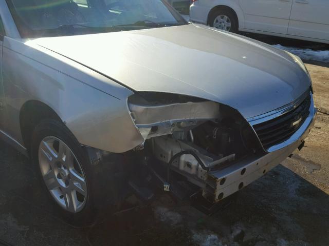 1G1ZT51F06F263988 - 2006 CHEVROLET MALIBU LT SILVER photo 9