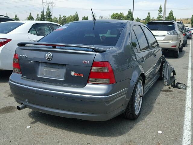 3VWSE69M45M014830 - 2005 VOLKSWAGEN JETTA GLI CHARCOAL photo 4