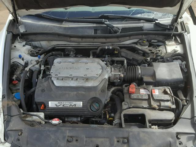 1HGCP36848A036501 - 2008 HONDA ACCORD EXL WHITE photo 7