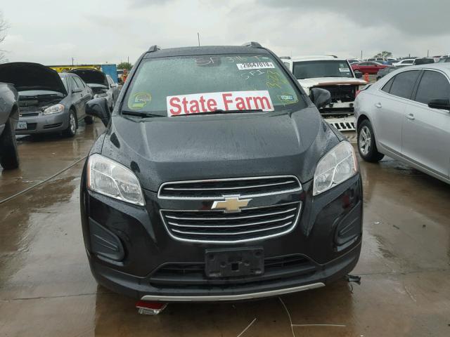 KL7CJLSB8FB142679 - 2015 CHEVROLET TRAX 1LT BLACK photo 9