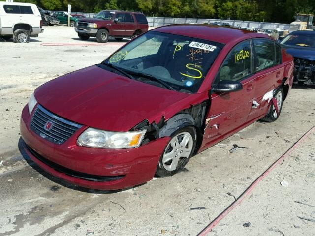 1G8AJ55FX7Z151732 - 2007 SATURN ION LEVEL BURGUNDY photo 2