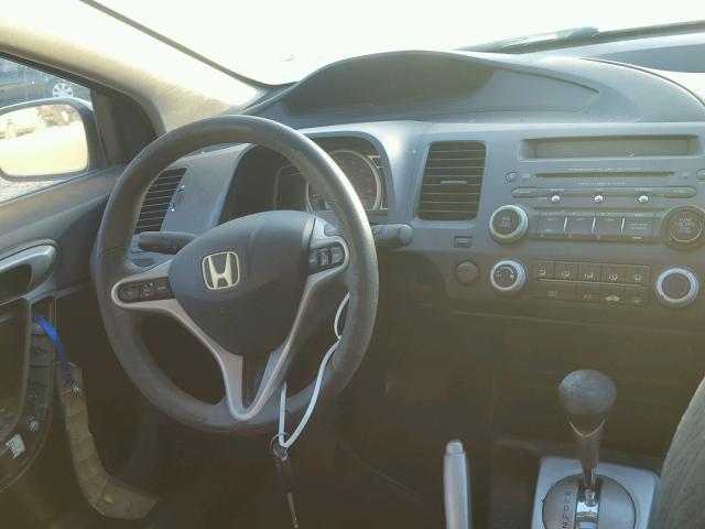 2HGFG12897H516928 - 2007 HONDA CIVIC EX BLACK photo 9