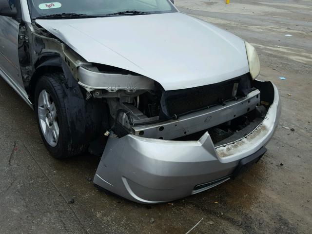 1G1ZT61886F223522 - 2006 CHEVROLET MALIBU MAX ვერცხლისფერი ფოტო 9