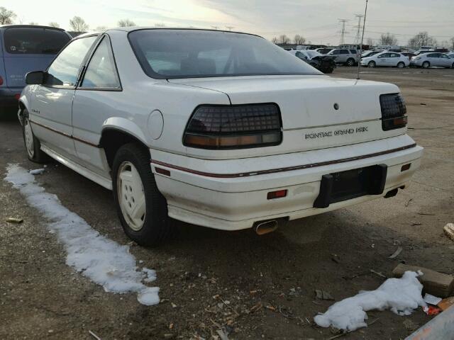 1G2WP14TXKF317868 - 1989 PONTIAC GRAND PRIX WHITE photo 3