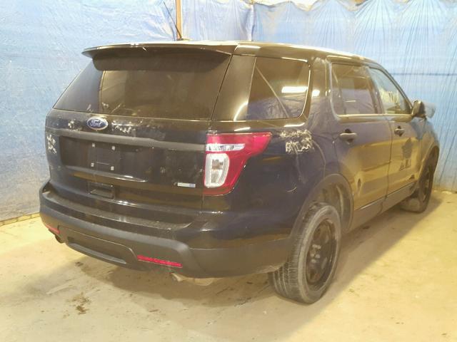 1FM5K8ARXEGA75794 - 2014 FORD EXPLORER P BLACK photo 4