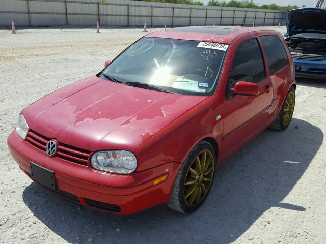 9BWDH61J134047254 - 2003 VOLKSWAGEN GTI VR6 RED photo 2