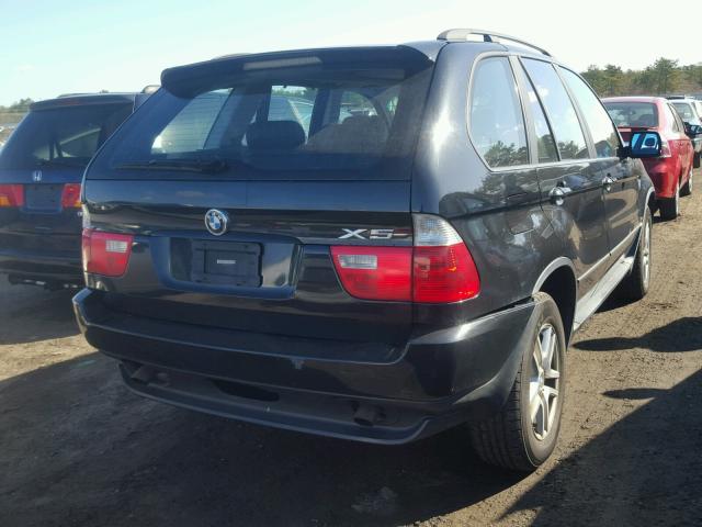 5UXFA13514LU35925 - 2004 BMW X5 3.0I BLACK photo 4