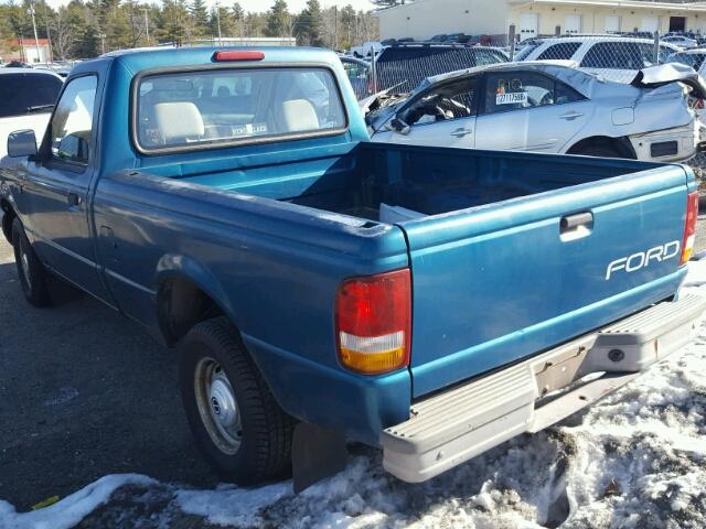 1FTCR10AXRUC23718 - 1994 FORD RANGER GREEN photo 3