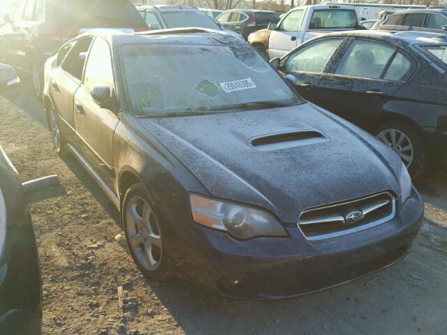 4S3BL676856219726 - 2005 SUBARU LEGACY GT BLUE photo 1