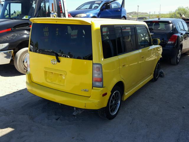 JTLKT324954015621 - 2005 TOYOTA SCION XB 黄色 照片 4