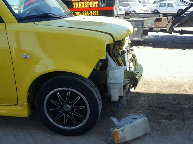 JTLKT324954015621 - 2005 TOYOTA SCION XB 黄色 照片 9