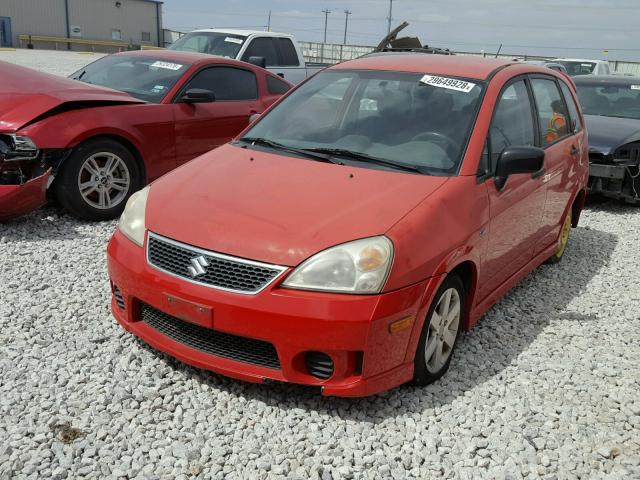 JS2RD62H165351924 - 2006 SUZUKI AERIO RED photo 2